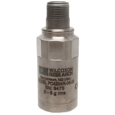 Wilcoxon Sensing Technologies Intrinsically Safe 4-20 mA Loop Powered Sensor, PC420A Series